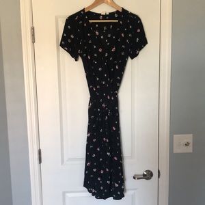 Gap Midi Wrap Dress